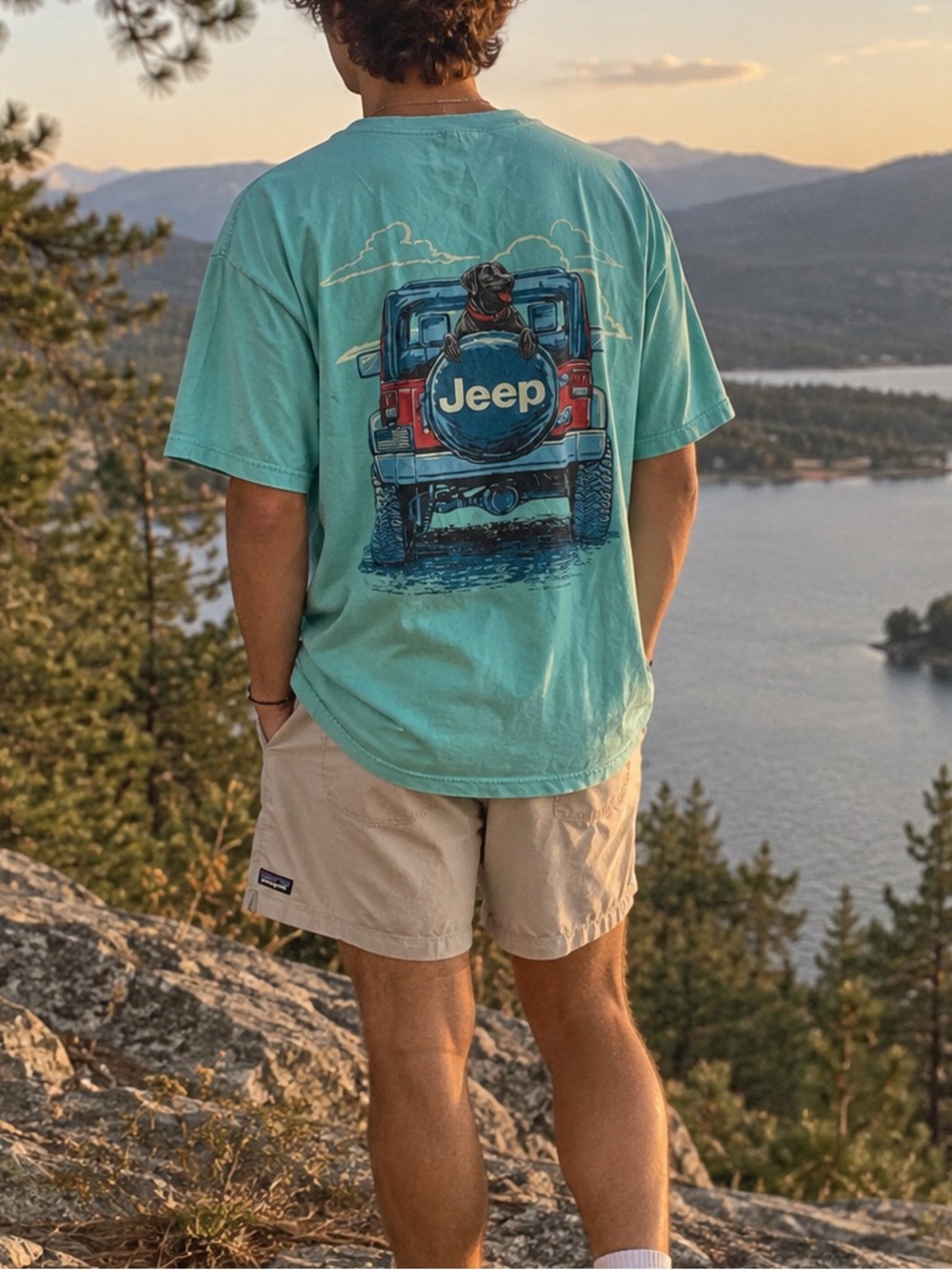 Graphic Jeep 100% cotton Tee Shirt